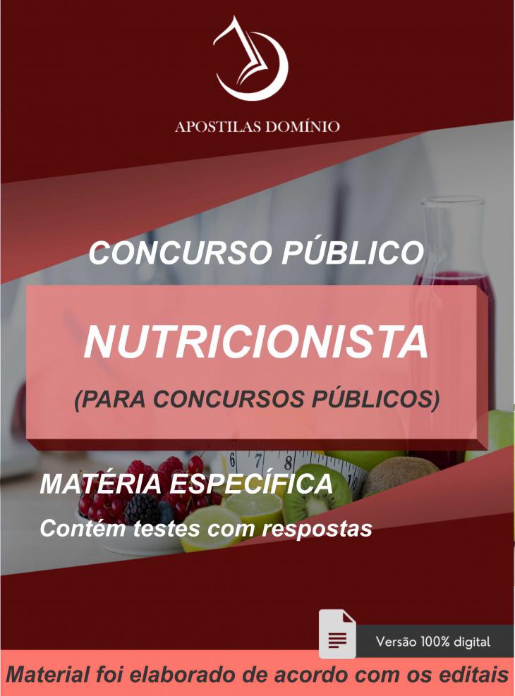Apostila Apostila Nutricionista Para Concursos Públicos