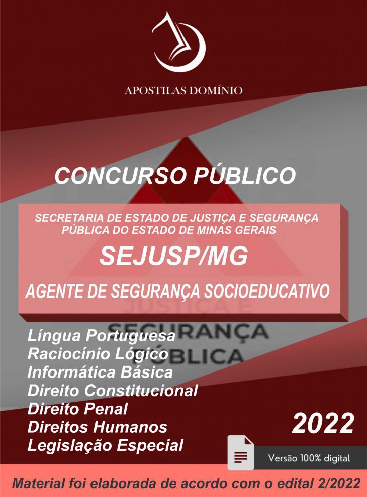 Apostila Apostila SEJUSP-MG 2022 - Agente de Segurança Socioeducativo