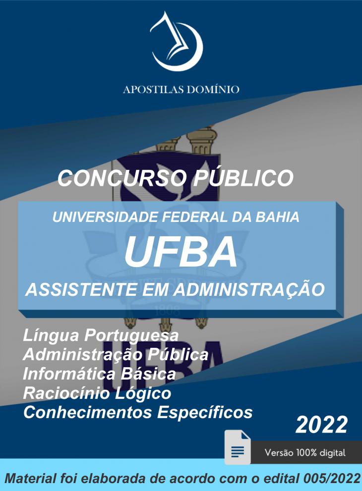 Apostila Apostila UFBA 2022 - Assistente em Administração