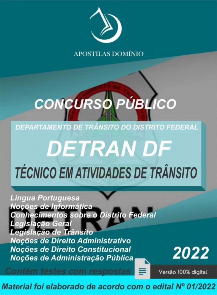 Apostila Apostila DETRAN-DF 2022 - Técnico em Atividades de Trânsito