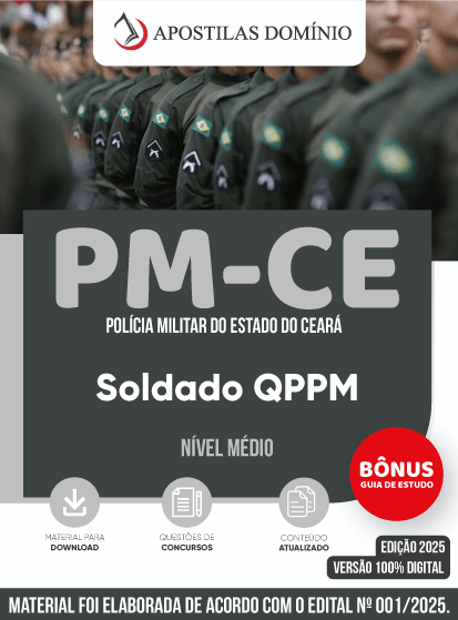 Apostila Apostila PM-CE 2025 - Soldado QPPM