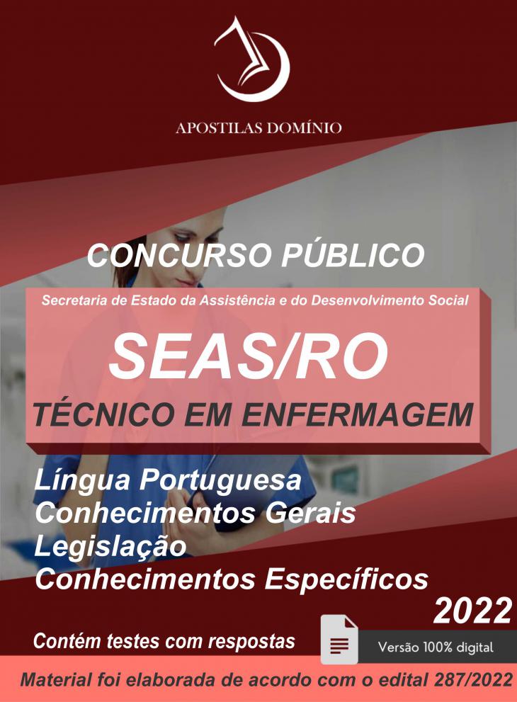 Apostila Apostila SEAS-RO 2022 - Técnico em Enfermagem