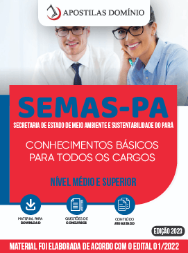 Apostila Apostila SEMAS-PA 2023 - Conhecimentos Básicos Para Todos os Cargos