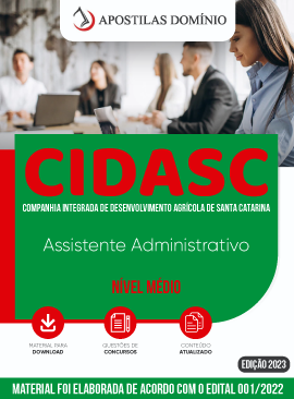 Apostila Apostila CIDASC 2023 - Assistente Administrativo