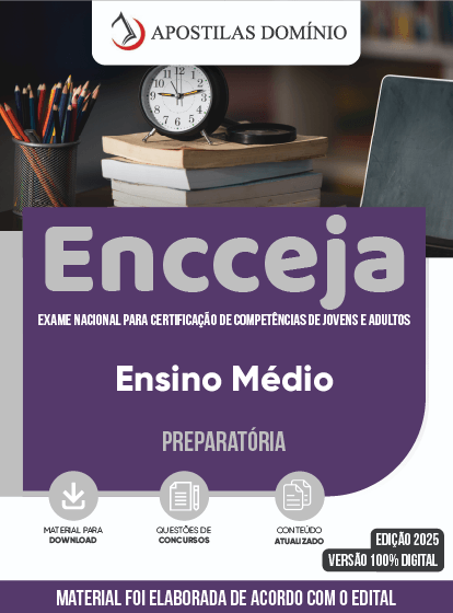 Apostila Apostila ENCCEJA 2025 - Ensino Médio
