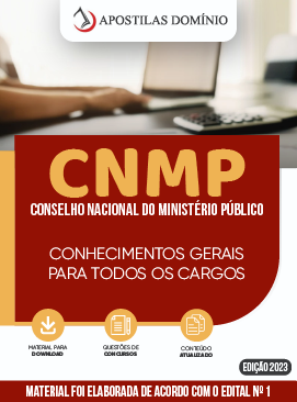 Apostila Apostila CNMP - 2023 Comum aos cargos de Ensino Médio e Superior