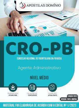 Apostila Apostila CRO-PB 2023 - Agente Administrativo