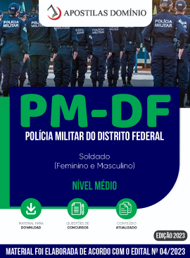 Apostila Apostila PM-DF 2023 - Soldado