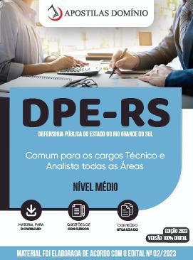 Apostila Apostila DPE-RS 2023 - Comum para os cargos Técnico e Analista todas as Áreas