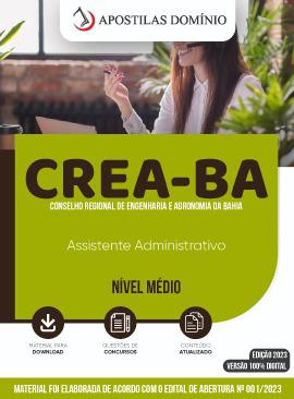 Apostila Apostila CREA-BA 2023 - Assistente Administrativo