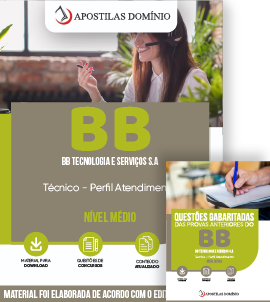 Apostila Apostila Banco do Brasil 2025 - Técnico - Perfil Atendimento