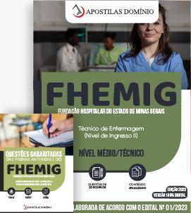 Apostila Apostila FHEMIG 2023 - PENF - Técnico de Enfermagem (Nível de Ingresso II)