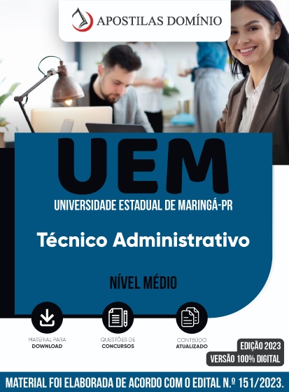 Apostila Apostila UEM 2023 - Técnico Administrativo