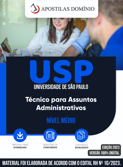 Apostila Apostila USP 2023 - Técnico para Assuntos Administrativos