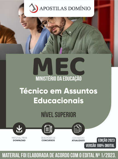 Apostila Apostila MEC 2023 - Técnico em Assuntos Educacionais