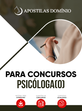 Apostila Apostila Psicóloga(o) Para Concursos Públicos