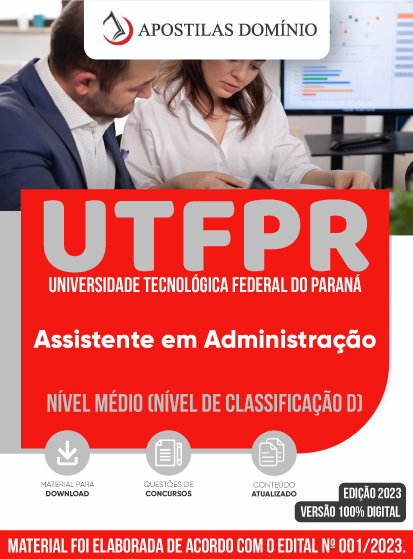 Apostila Apostila UTFPR 2023 - Assistente em Administração