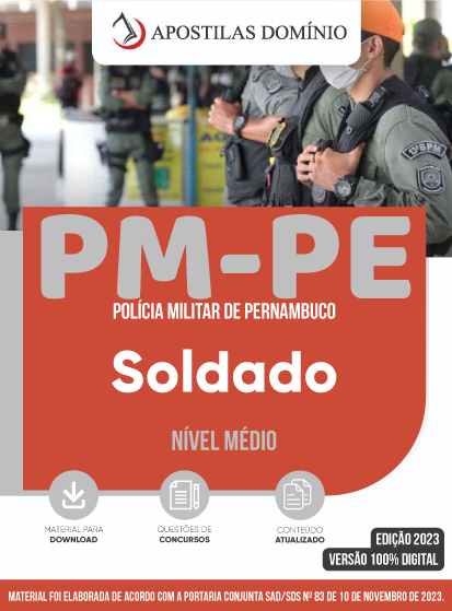Apostila Apostila PM-PE 2023 - Soldado