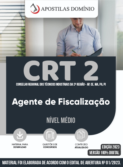 Apostila Apostila CRT 2 2023 - Agente de Fiscalização