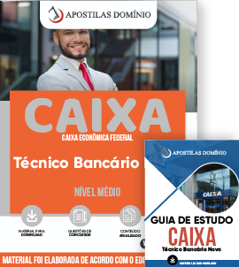 Apostila Combo Digital CAIXA 2024 - Técnico Bancário Novo