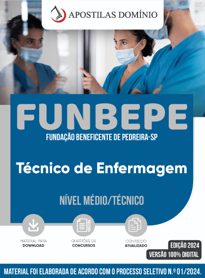 Apostila Apostila FUNBEPE 2024 - Técnico de Enfermagem