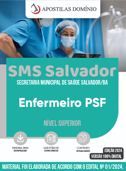 Apostila Apostila Apostila SMS Salvador 2024 - Enfermeiro PSF