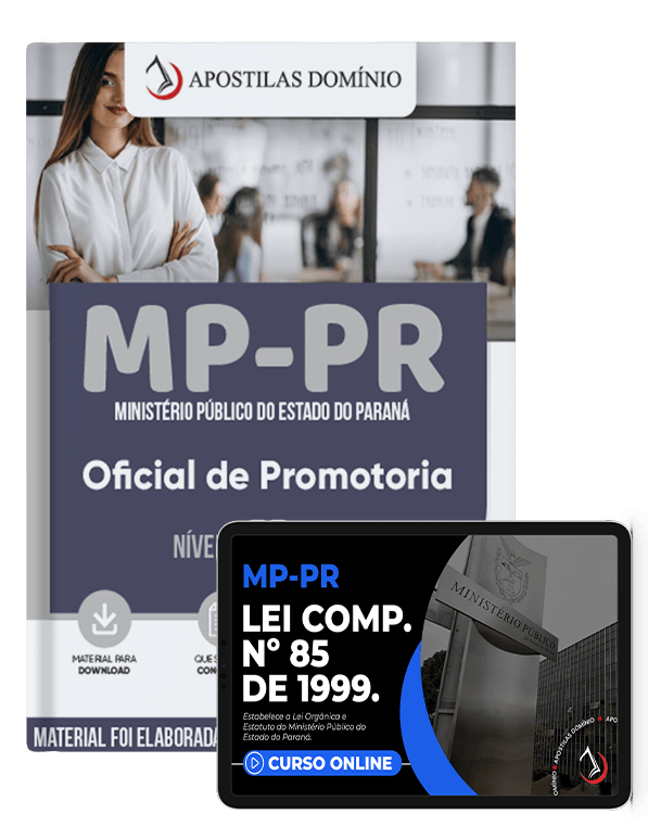 Apostila Combo Digital MP/PR 2024 - Oficial de Promotoria