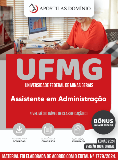Apostila Apostila UFMG 2024 - Assistente em Administração