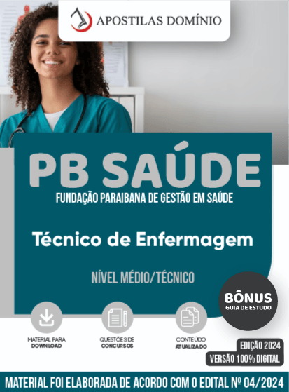 Apostila Apostila PB SAÚDE 2024 - Técnico de Enfermagem