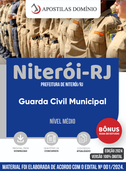Apostila Apostila Prefeitura de Niterói/RJ 2024 - Guarda Civil Municipal