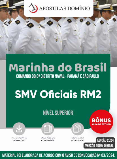 Apostila Apostila Marinha do Brasil 2024 - SMV Oficiais RM2