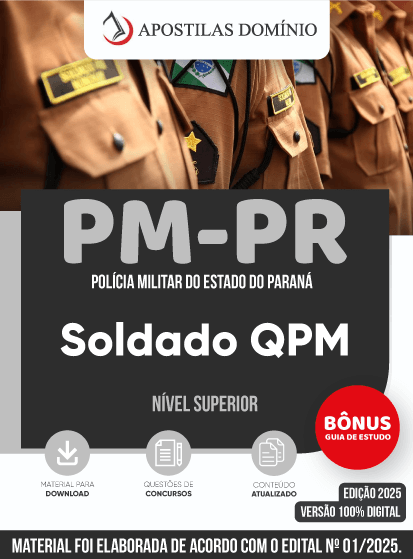 Apostila Apostila PM-PR 2025 - Soldado