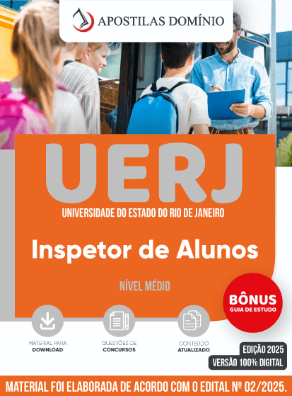 Apostila Apostila UERJ 2025 - Inspetor de Alunos