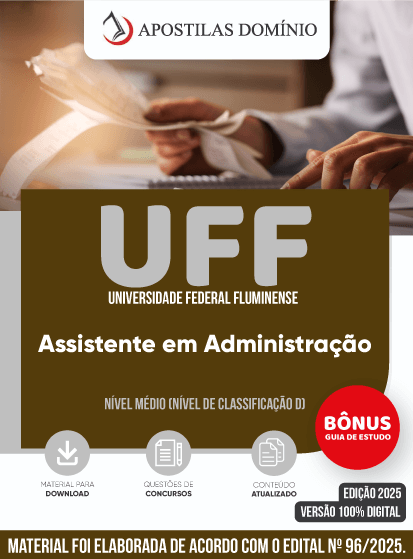 Apostila Apostila UFF 2025 - Assistente em Administração